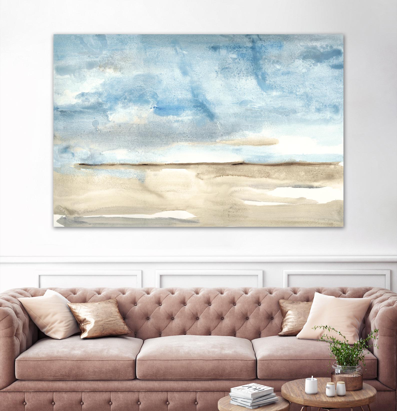 Landscape Watercolor 1 by Natasha Marie on GIANT ART - green abstract