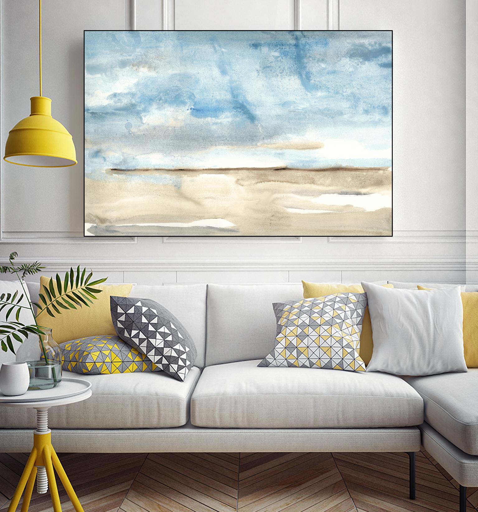 Landscape Watercolor 1 by Natasha Marie on GIANT ART - green abstract