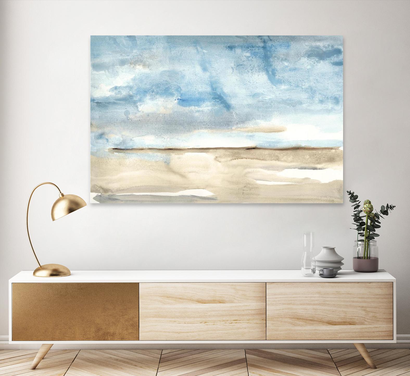 Landscape Watercolor 1 by Natasha Marie on GIANT ART - green abstract