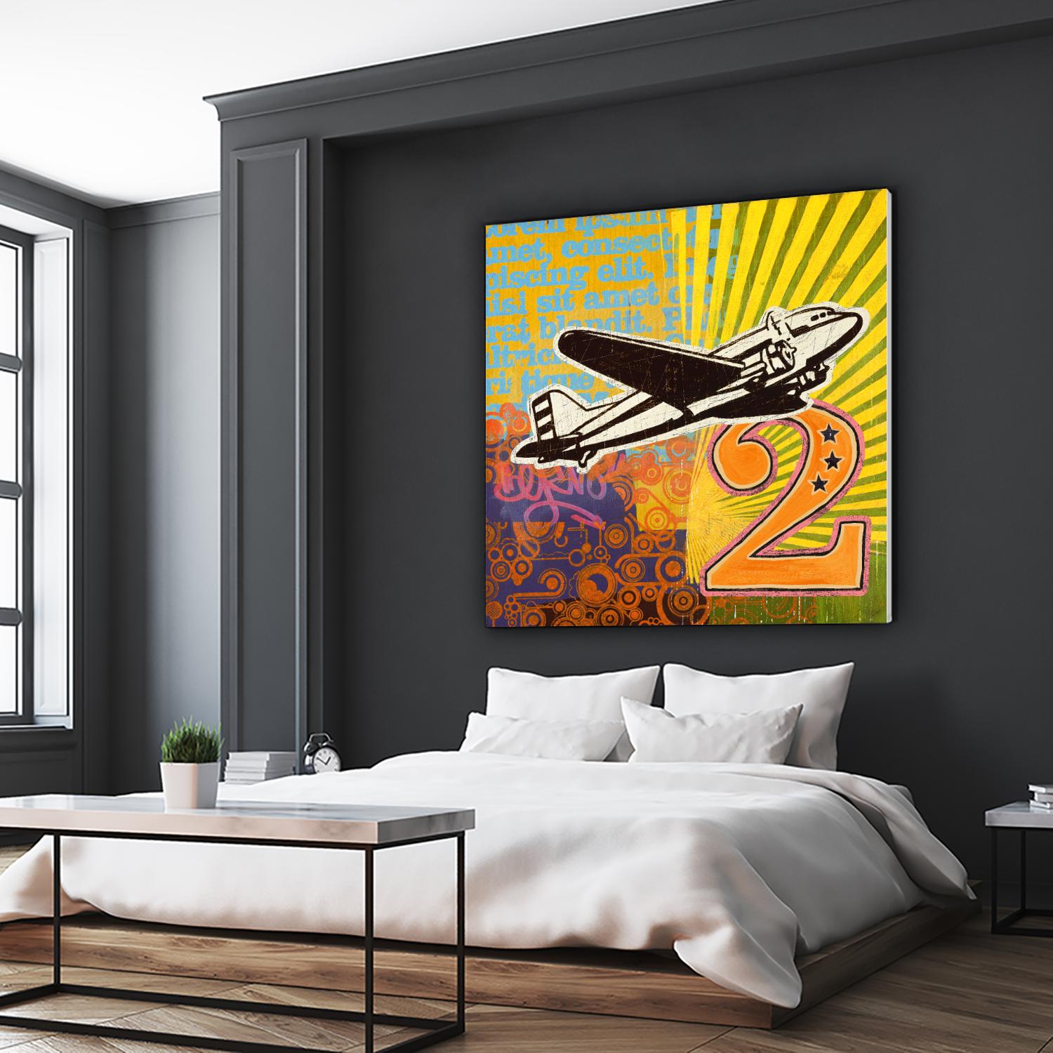 Plane 2 by Johnny Taylor on GIANT ART - black contemporary