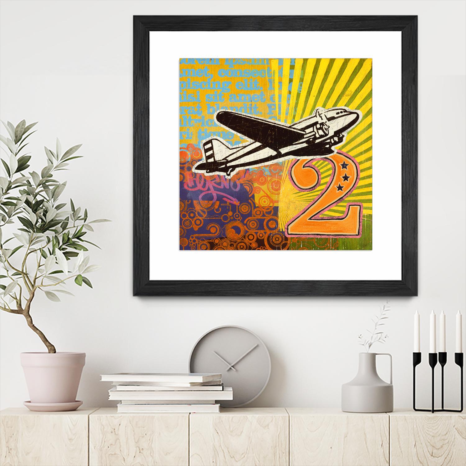 Plane 2 by Johnny Taylor on GIANT ART - black contemporary