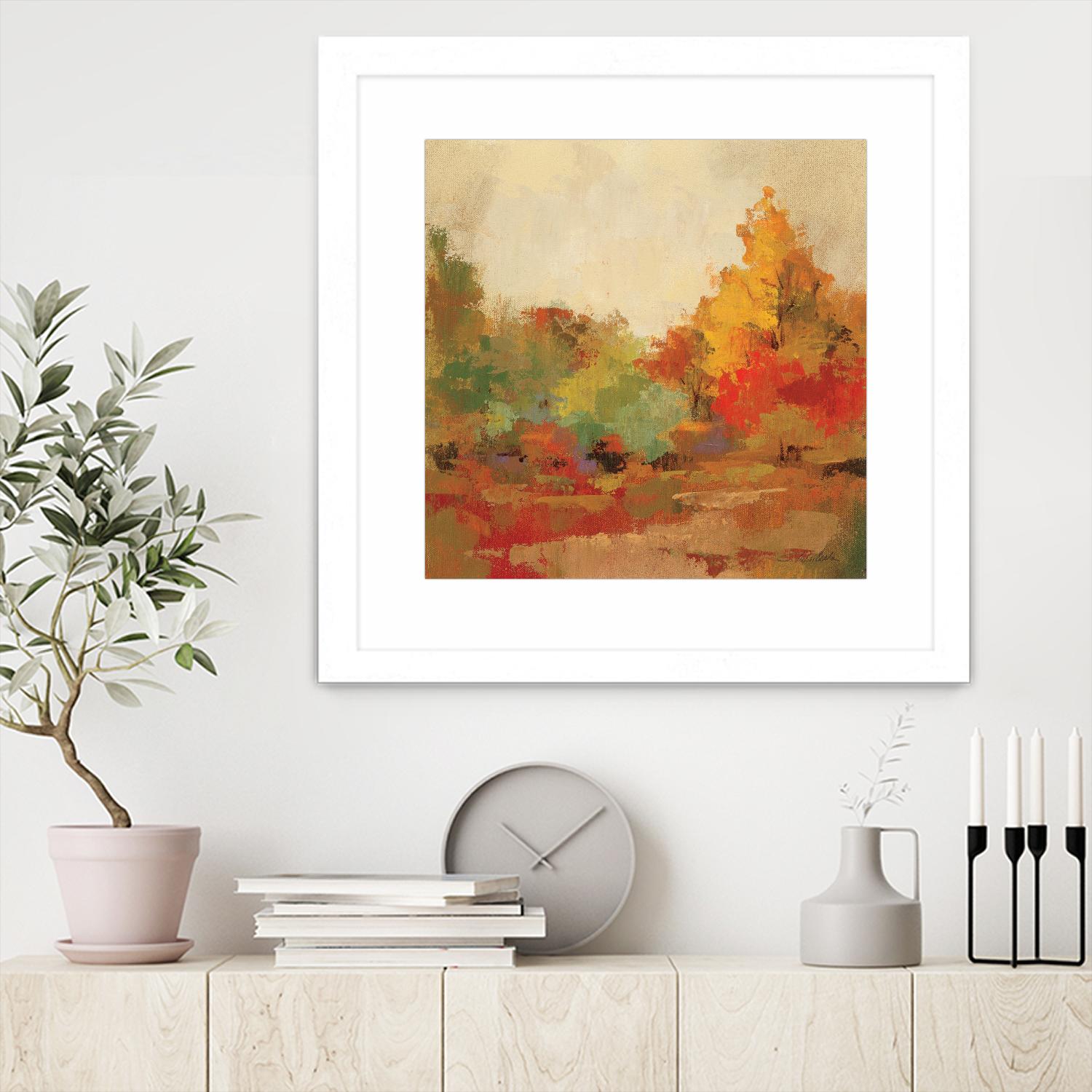 Fall Forest II by Silvia Vassileva on GIANT ART - yellow landscape