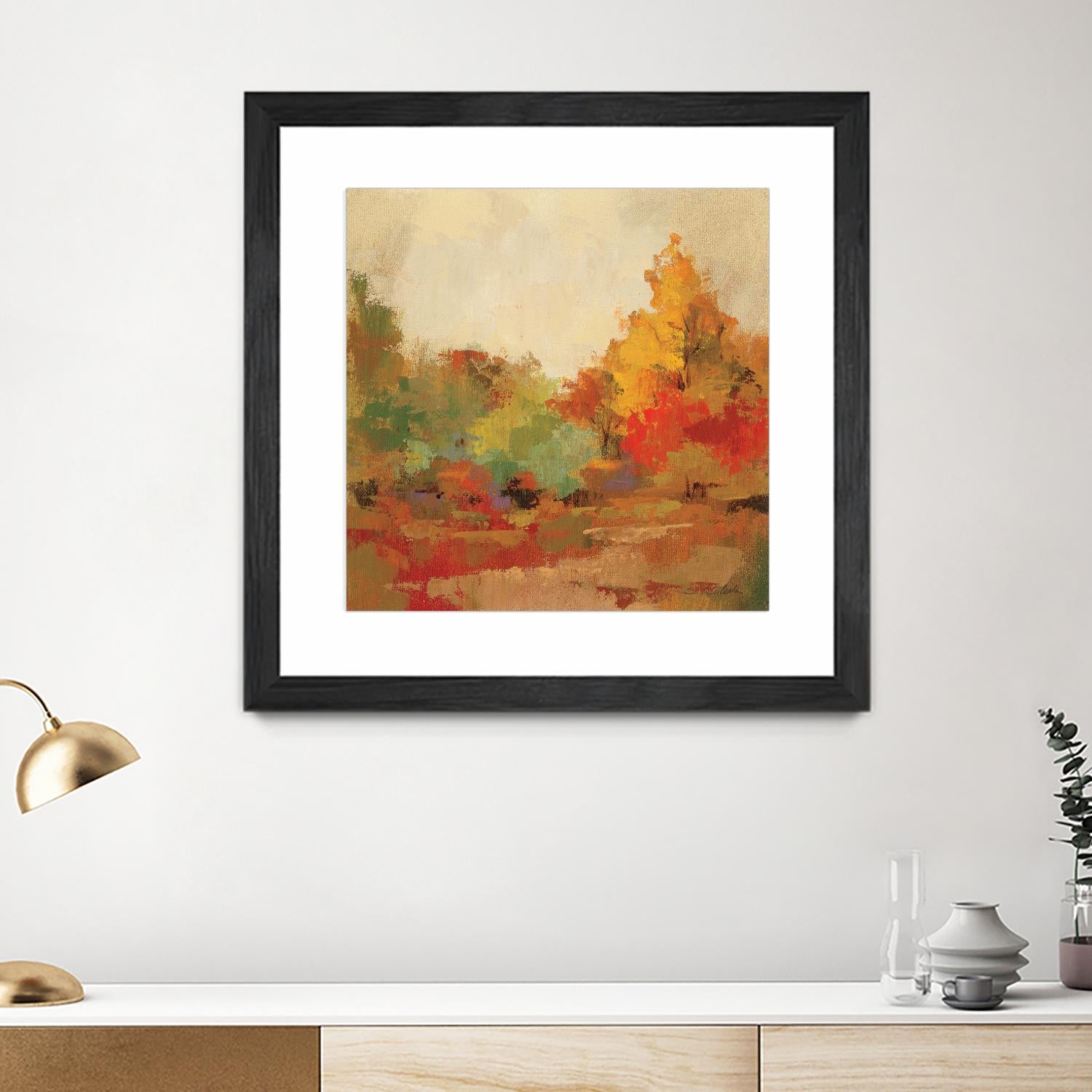 Fall Forest II by Silvia Vassileva on GIANT ART - yellow landscape