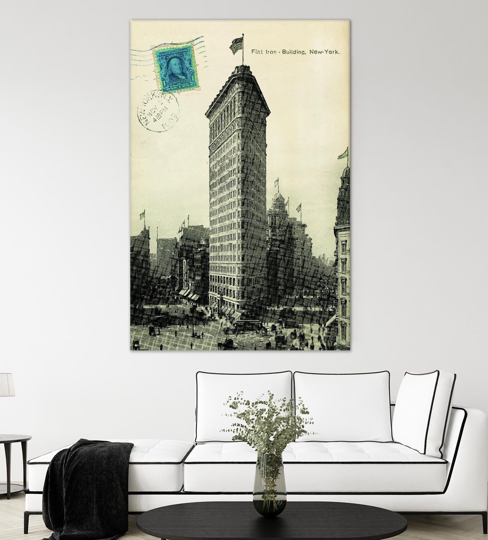 Flat Iron by Portfolio on GIANT ART - grey vintage