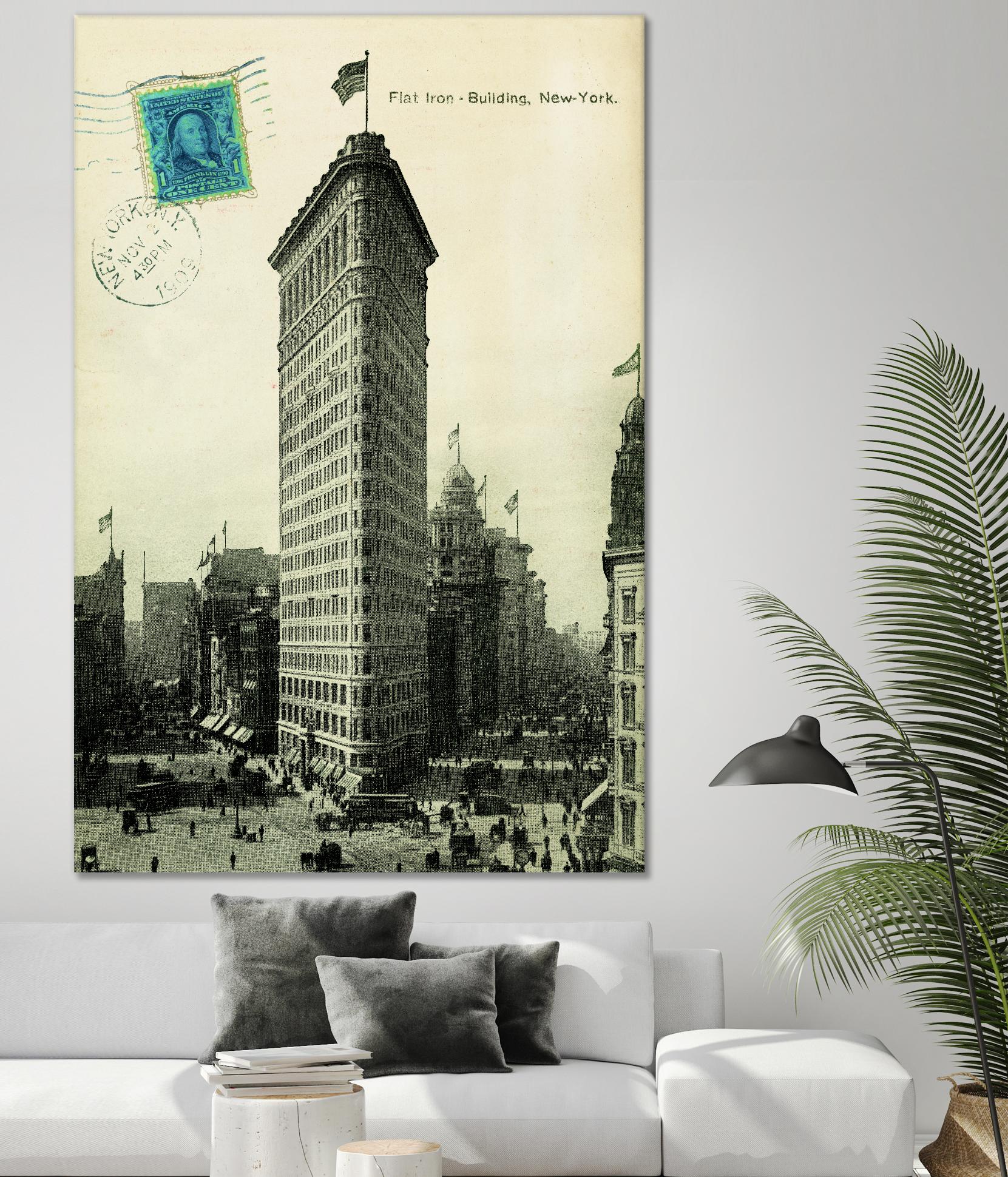 Flat Iron by Portfolio on GIANT ART - grey vintage