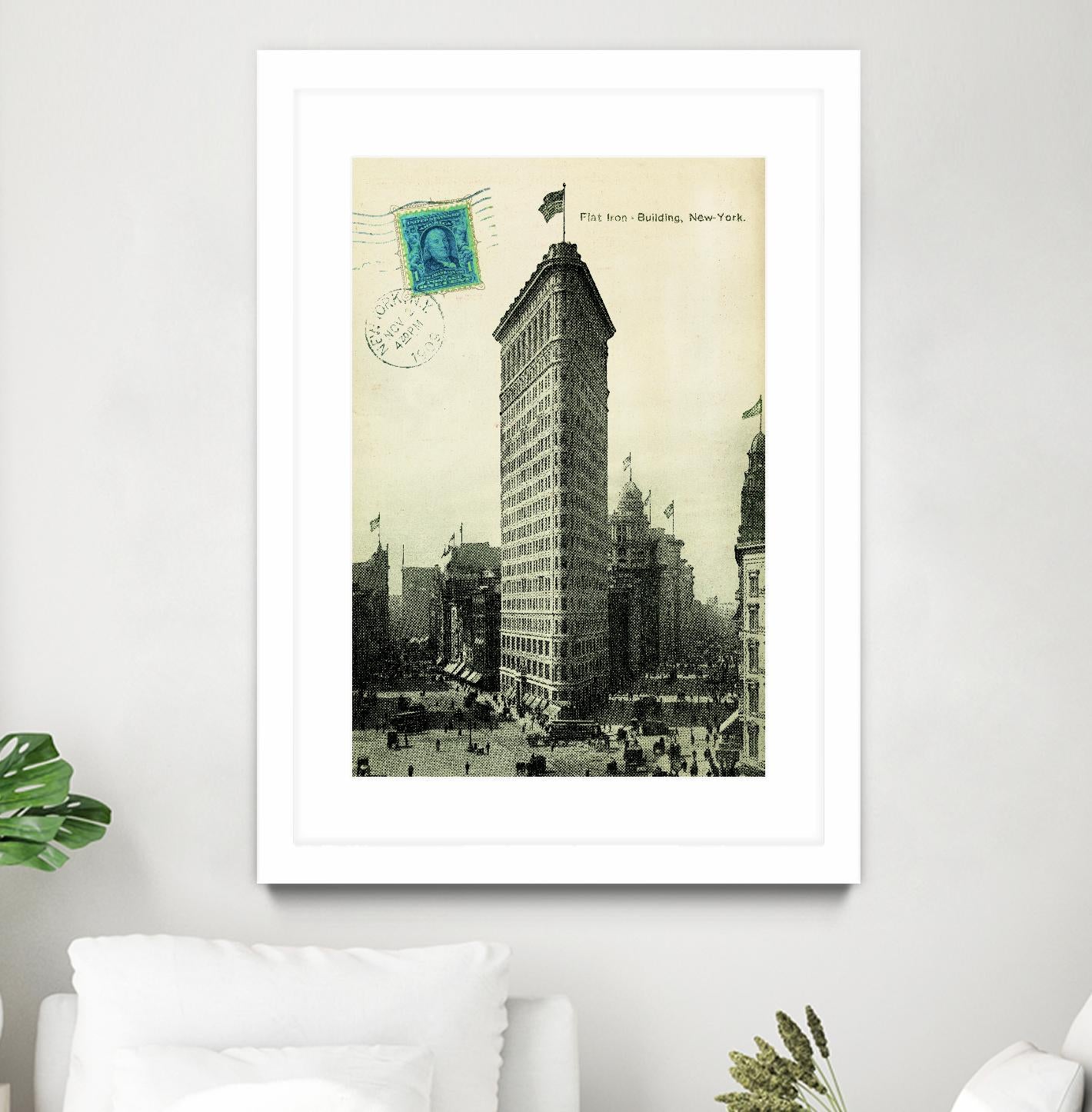 Flat Iron by Portfolio on GIANT ART - grey vintage