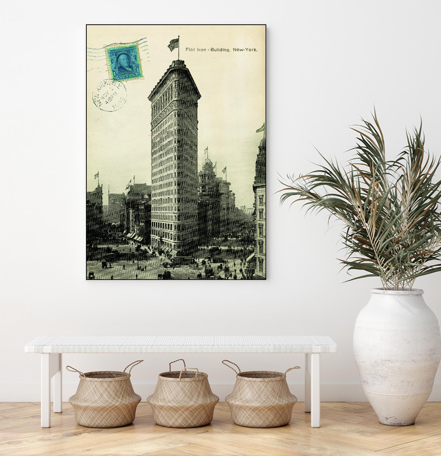 Flat Iron by Portfolio on GIANT ART - grey vintage