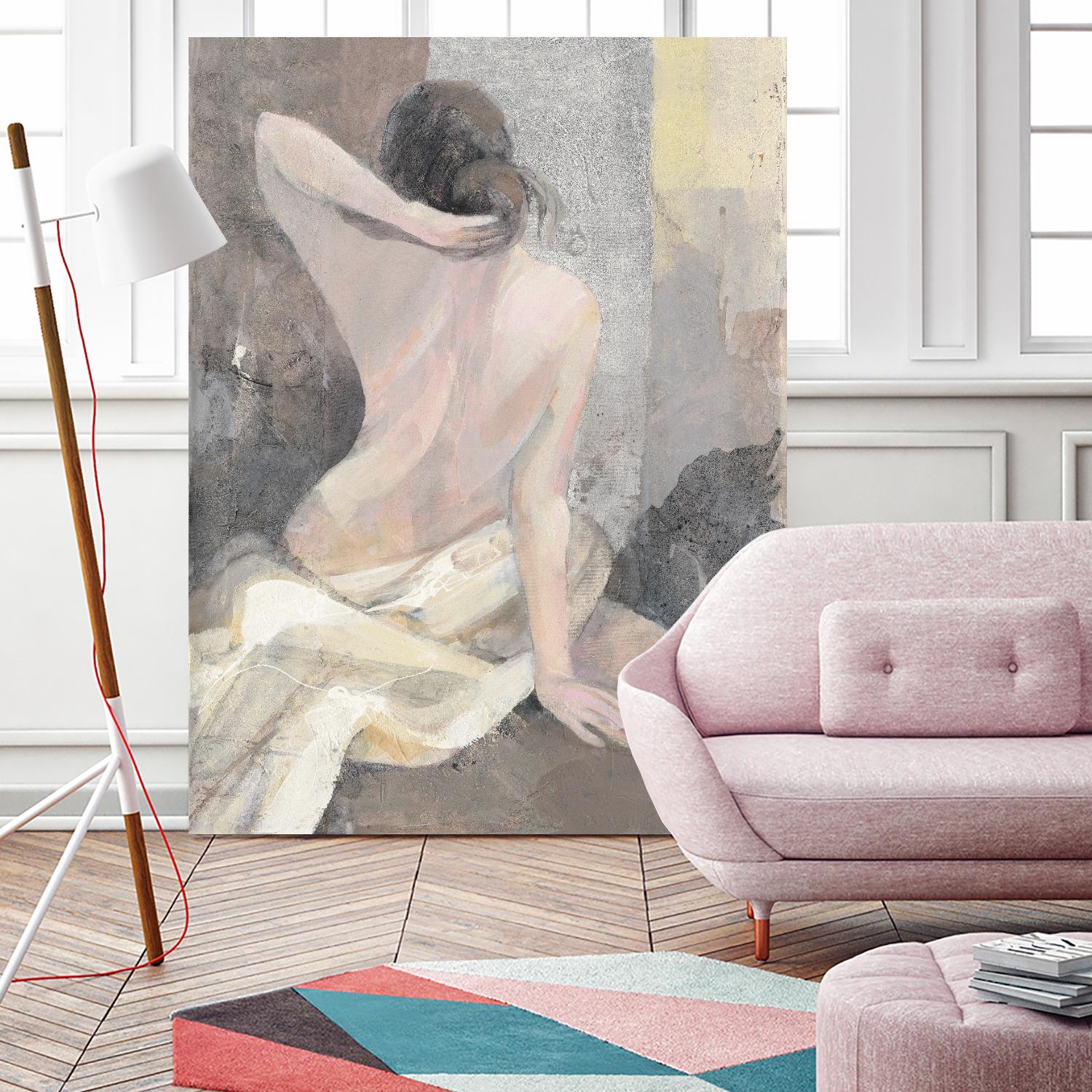 After the Bath I by Albena Hristova on GIANT ART - beige men and women