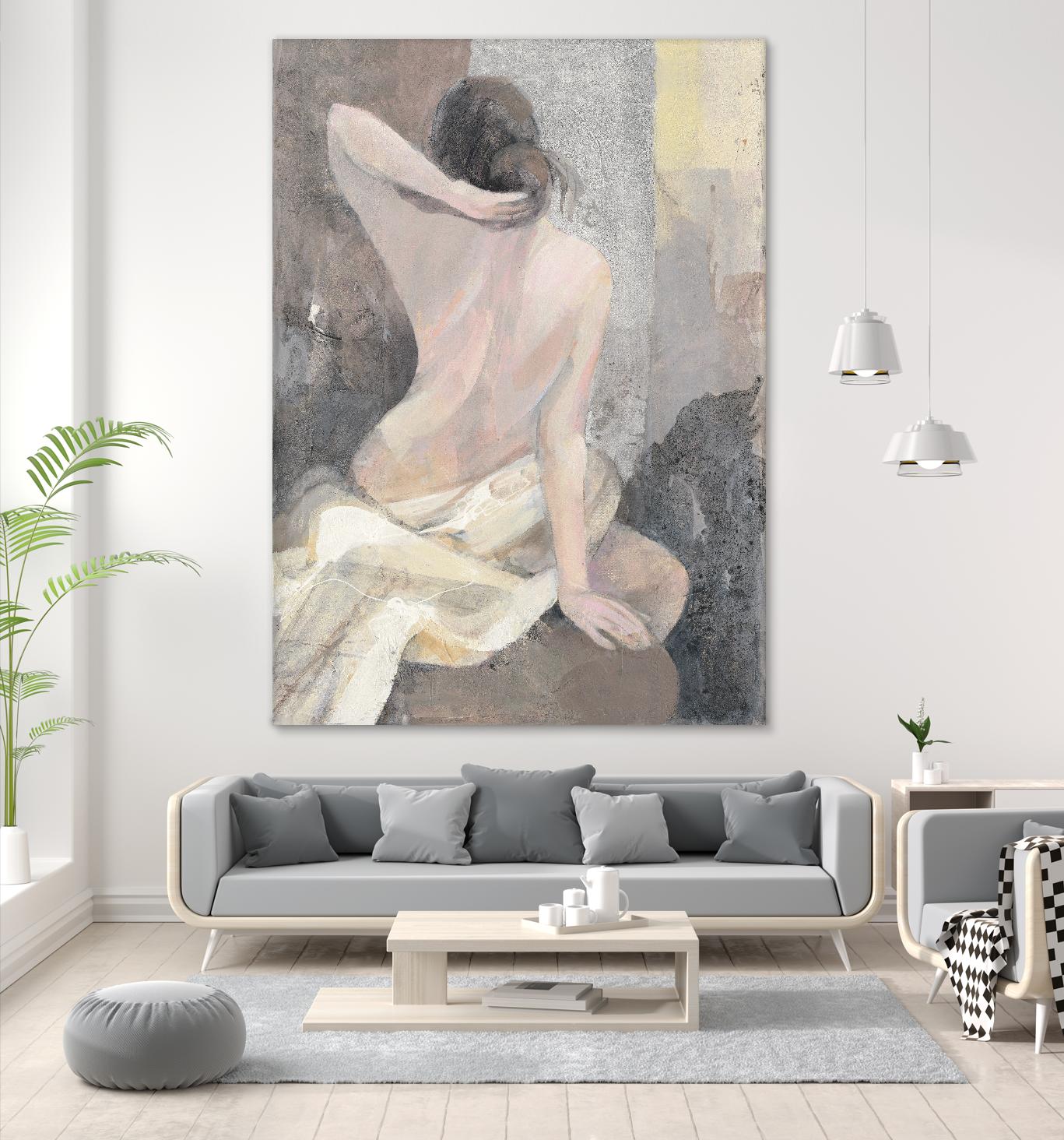 After the Bath I by Albena Hristova on GIANT ART - beige men and women