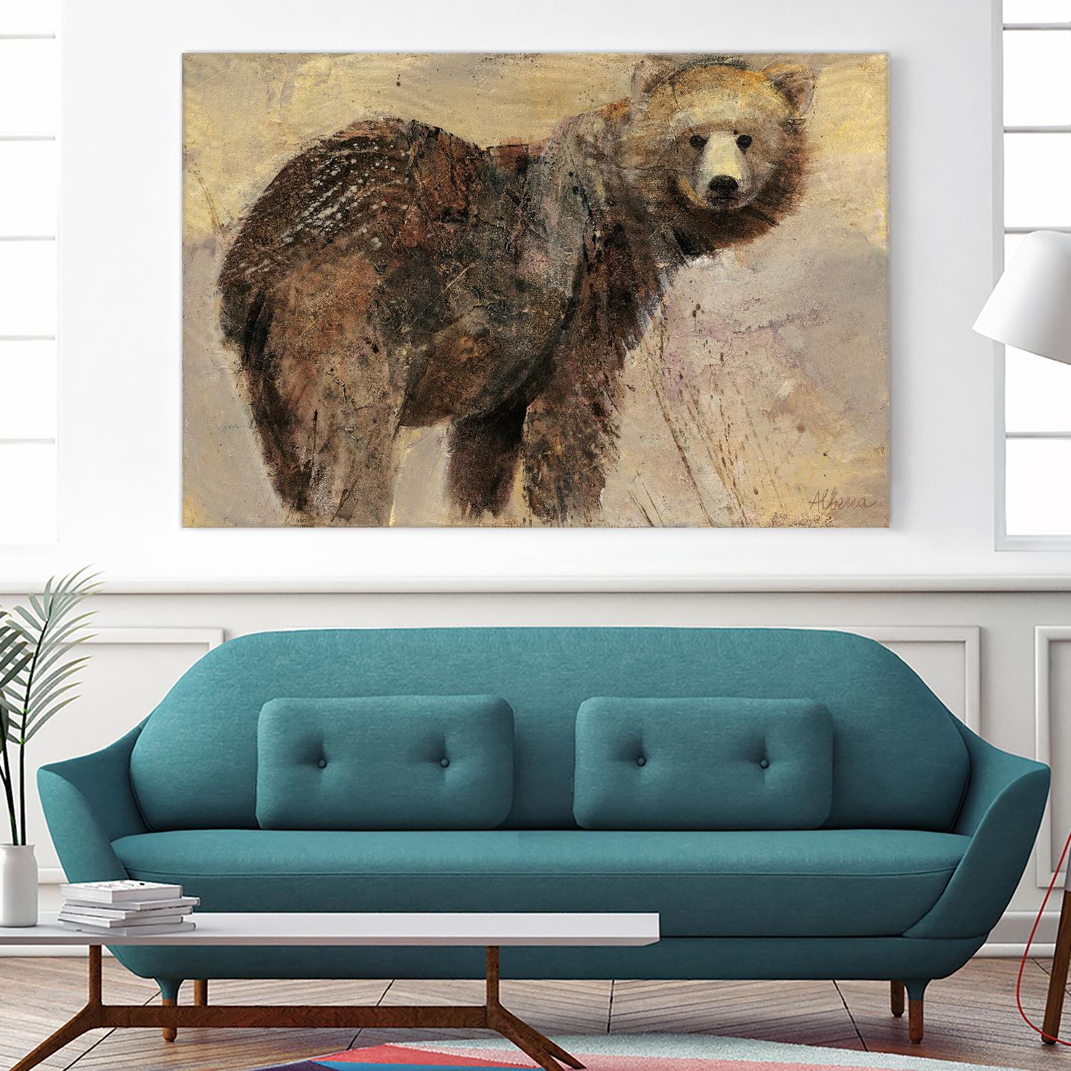 Backward Glance by Albena Hristova on GIANT ART - beige animals