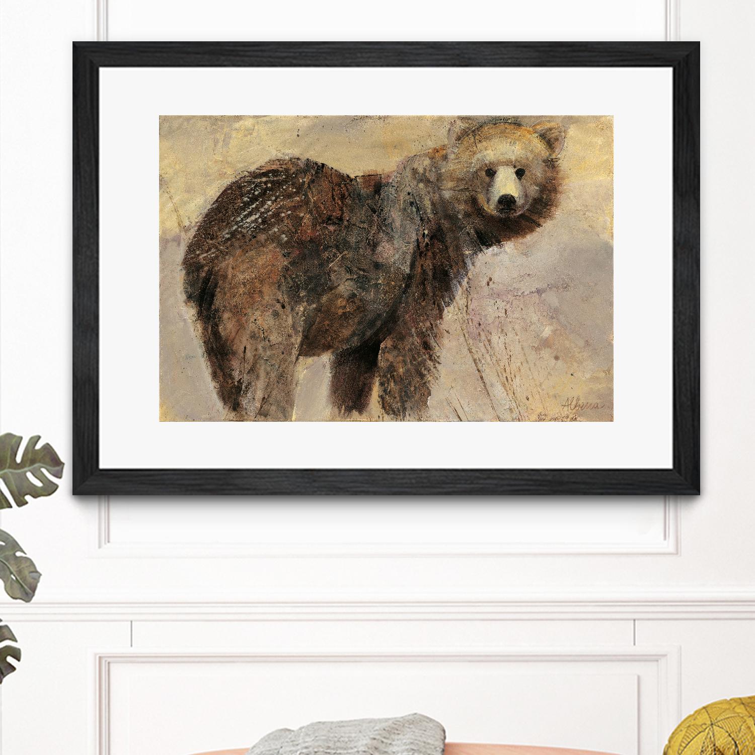 Backward Glance by Albena Hristova on GIANT ART - beige animals