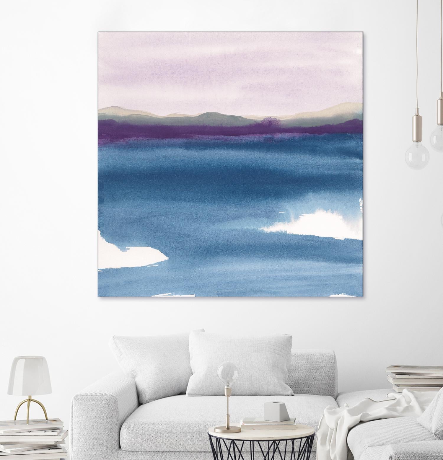 Plum Glow II by Chris Paschke on GIANT ART - blue abstract