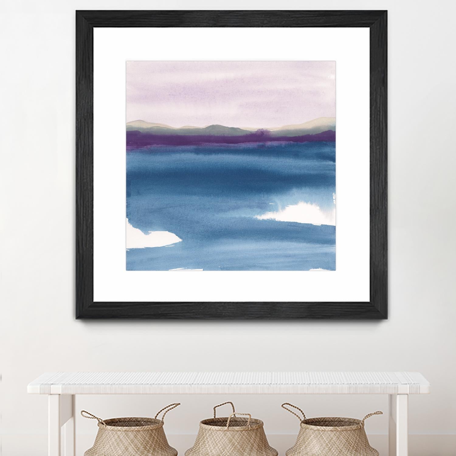 Plum Glow II by Chris Paschke on GIANT ART - blue abstract