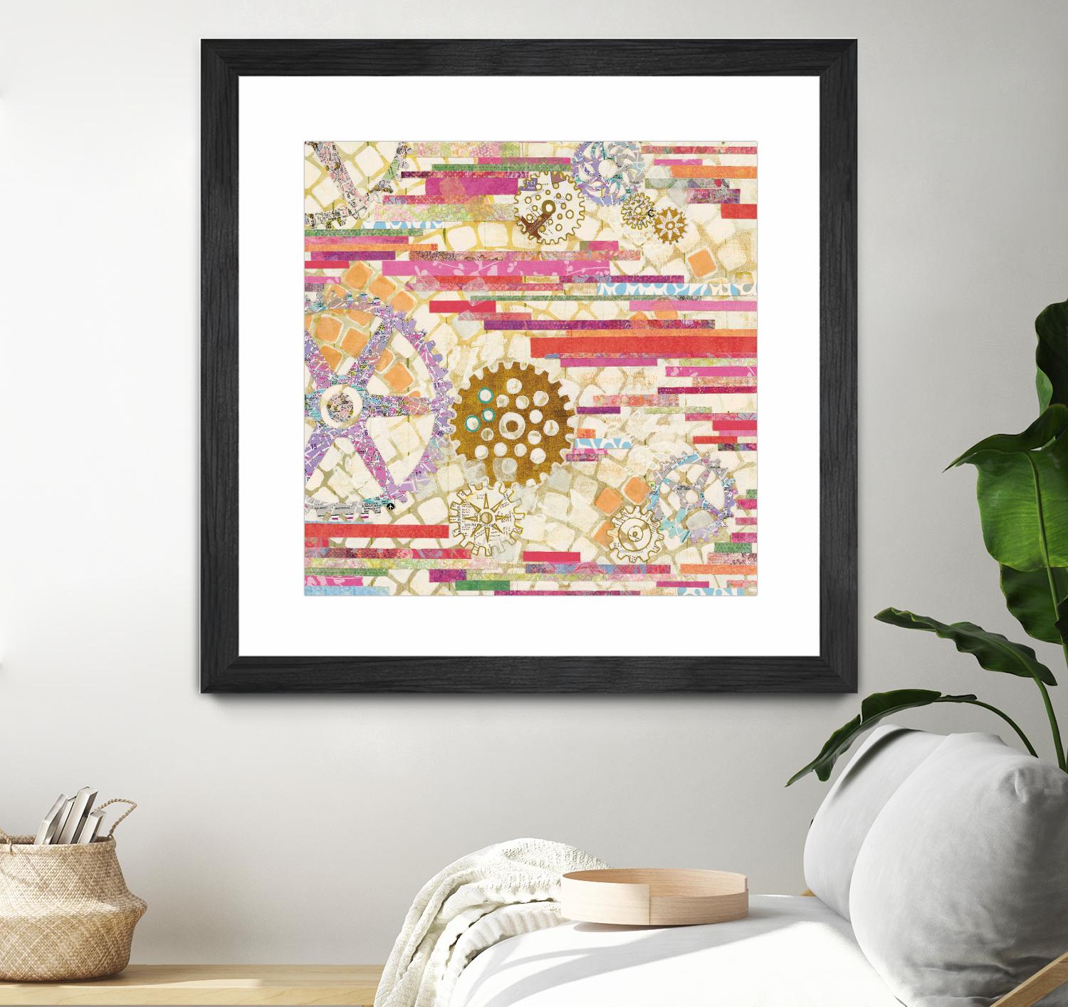 EU Timetable II on by Kathy Ferguson on GIANT ART - beige abstract