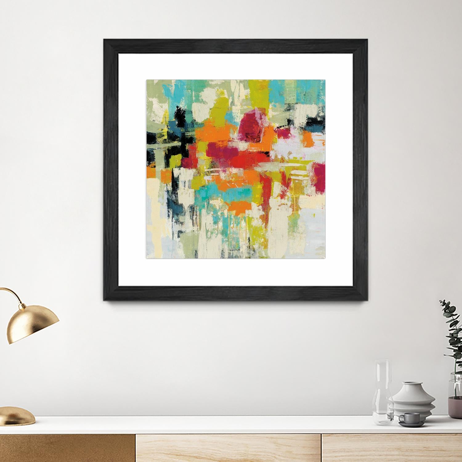 Summer Silk Road by Silvia Vassileva on GIANT ART - green abstract