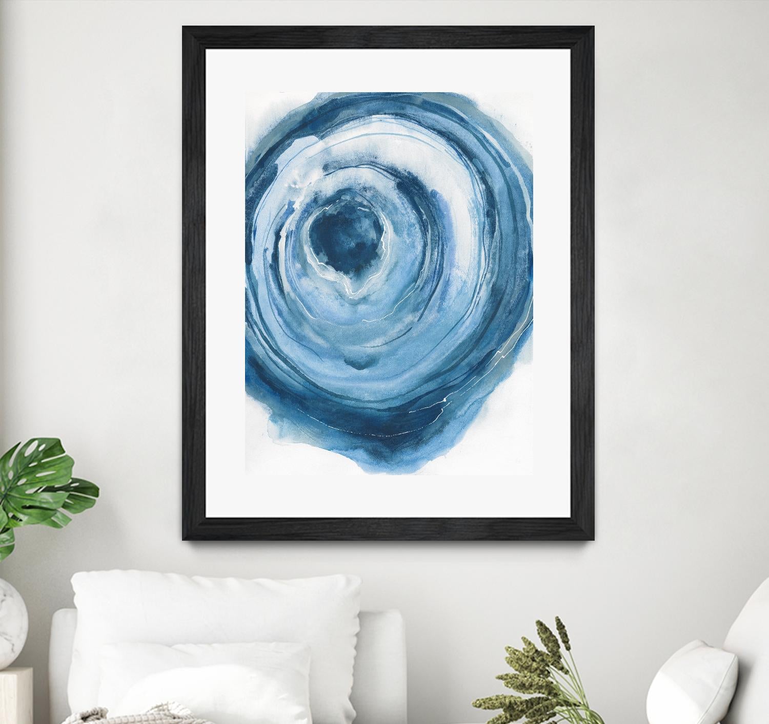 Watercolor Geode III by Chris Paschke on GIANT ART - white abstract