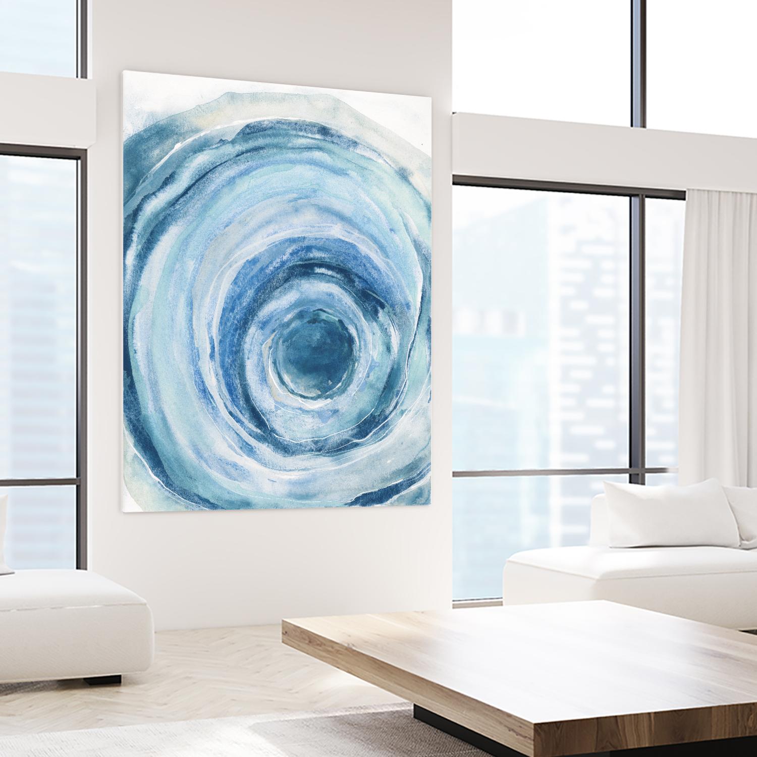 Watercolor Geode IX by Chris Paschke on GIANT ART - white abstract