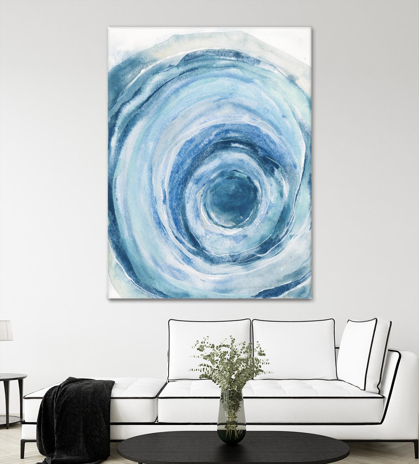 Watercolor Geode IX by Chris Paschke on GIANT ART - white abstract