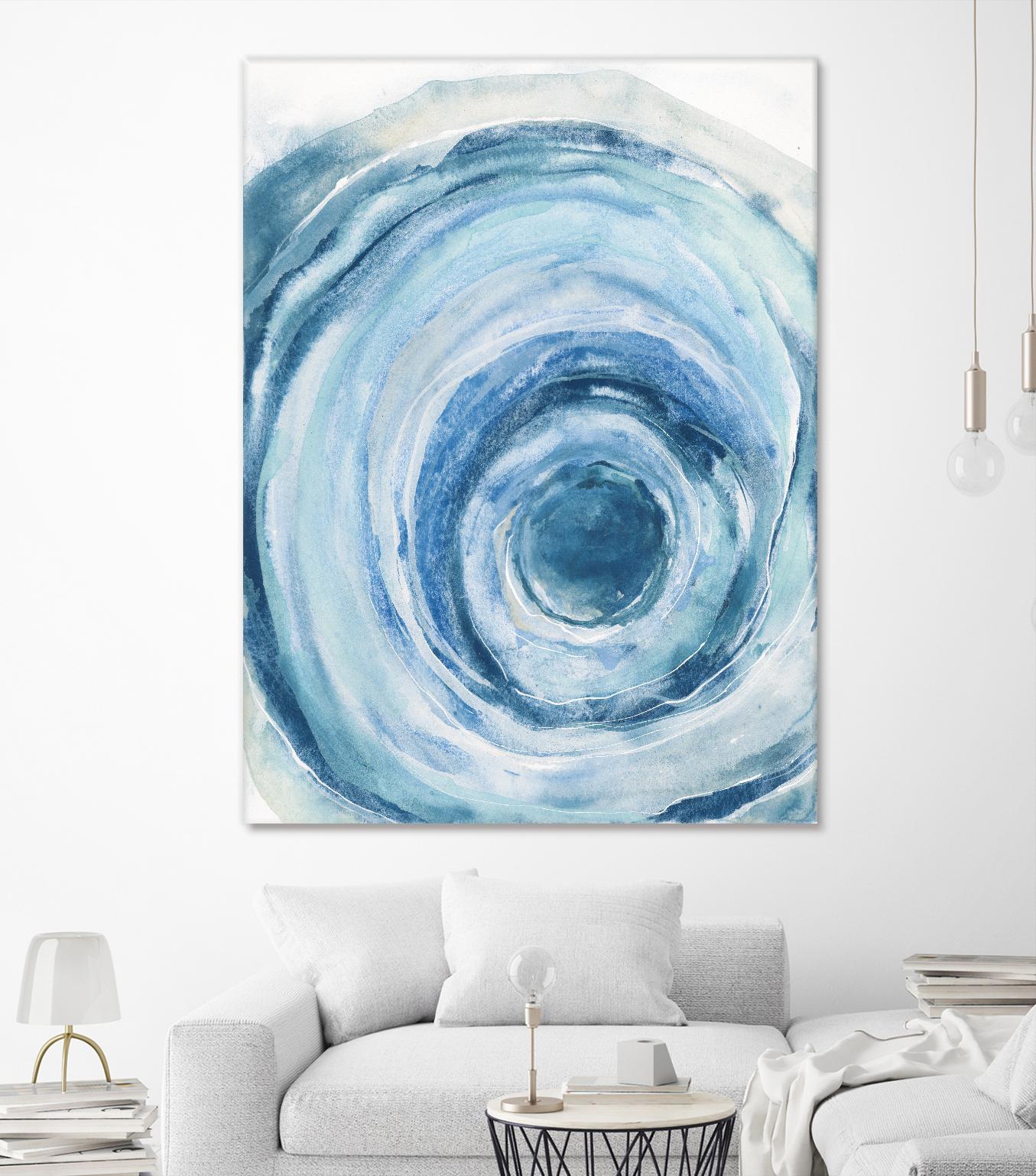 Watercolor Geode IX by Chris Paschke on GIANT ART - white abstract