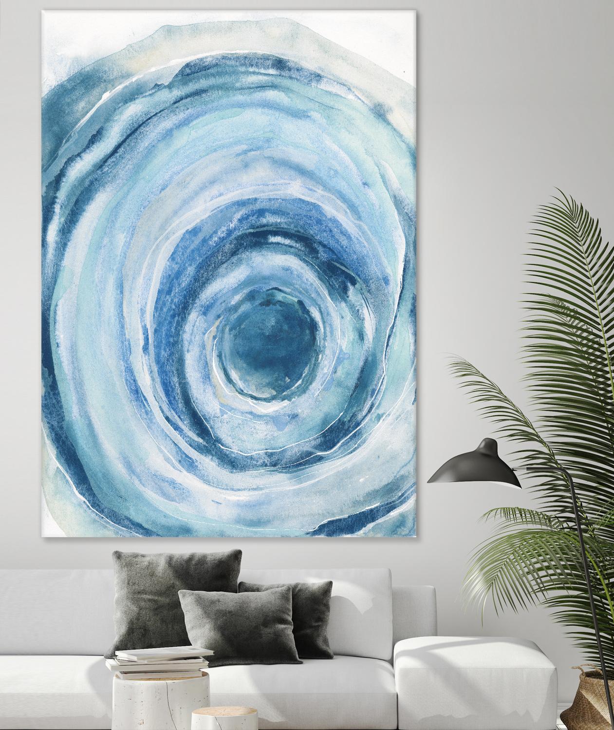 Watercolor Geode IX by Chris Paschke on GIANT ART - white abstract