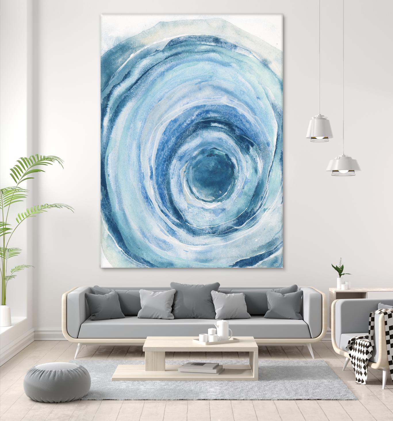 Watercolor Geode IX by Chris Paschke on GIANT ART - white abstract