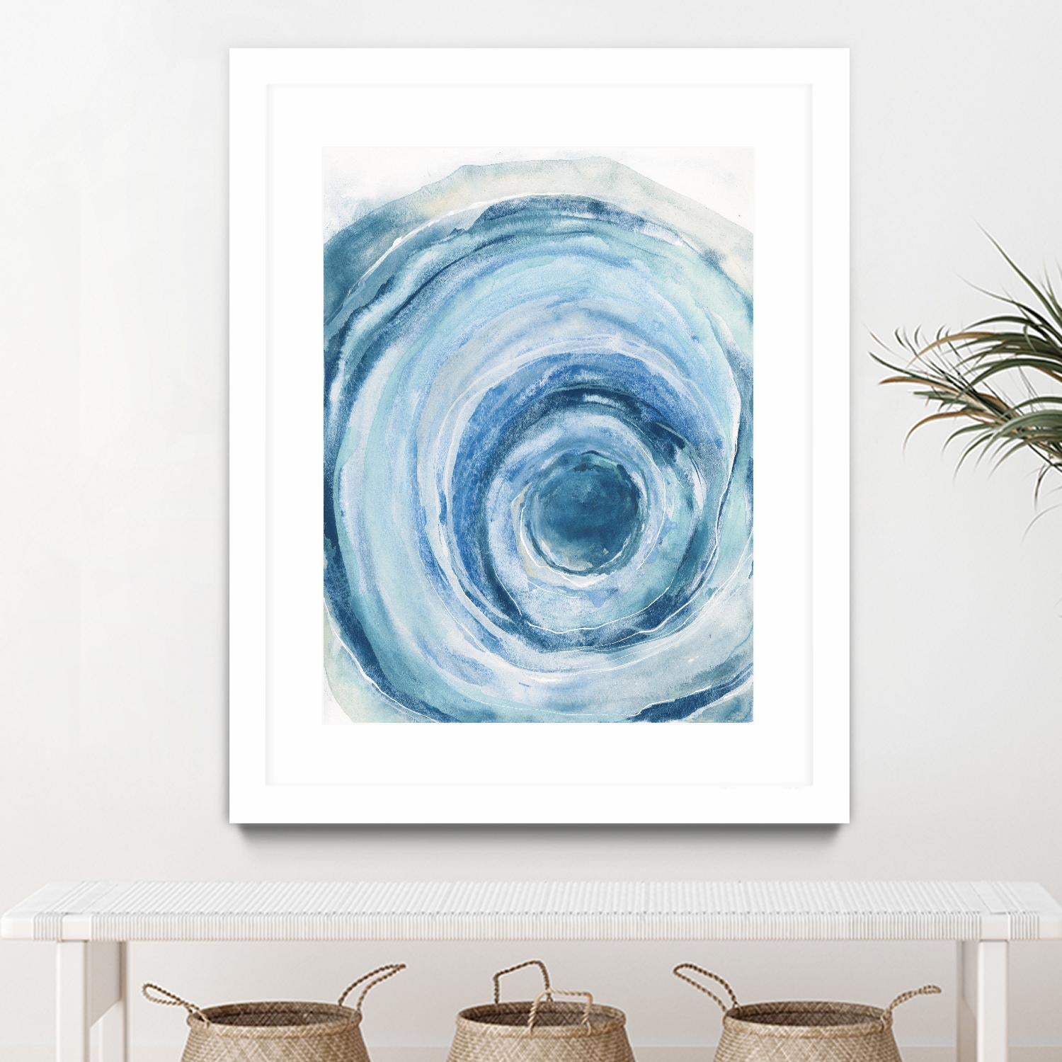 Watercolor Geode IX by Chris Paschke on GIANT ART - white abstract