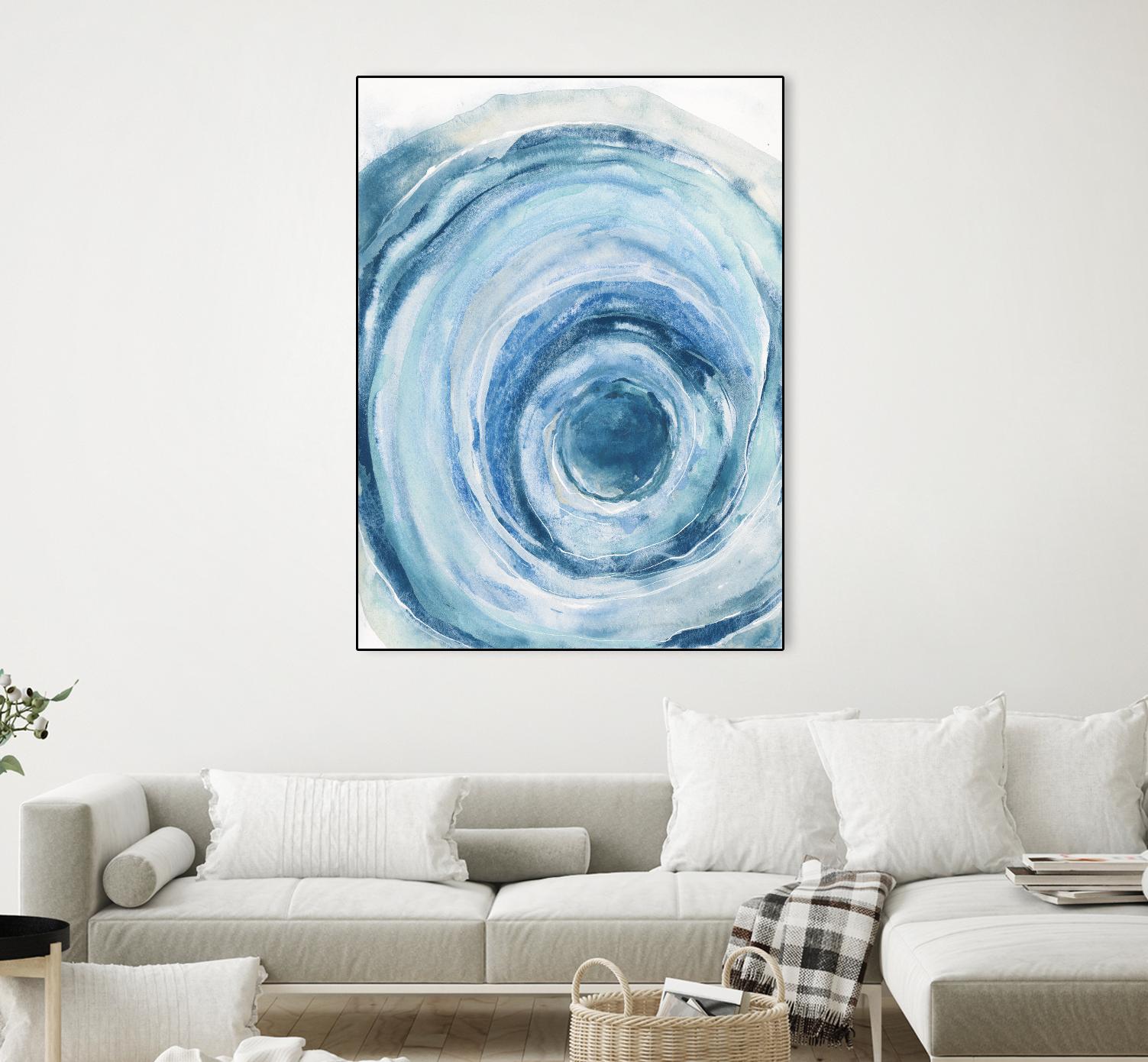 Watercolor Geode IX by Chris Paschke on GIANT ART - white abstract