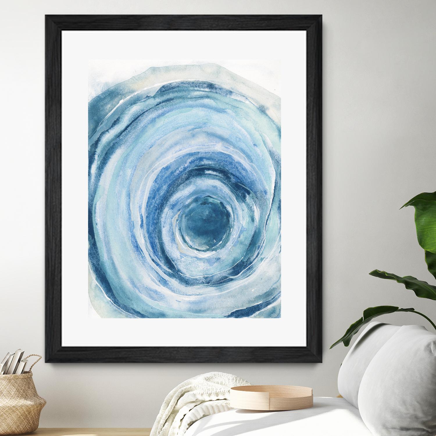 Watercolor Geode IX by Chris Paschke on GIANT ART - white abstract