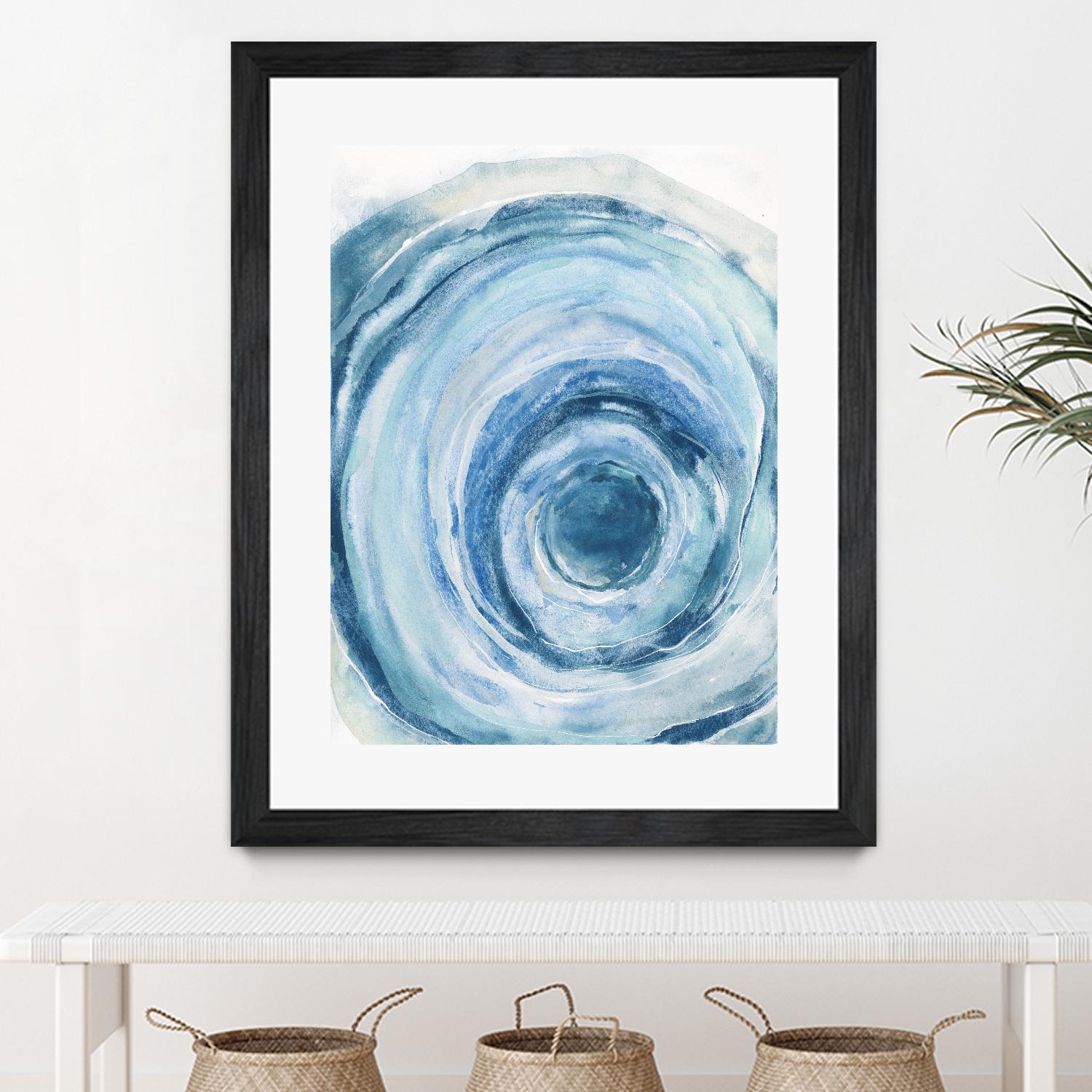 Watercolor Geode IX by Chris Paschke on GIANT ART - white abstract