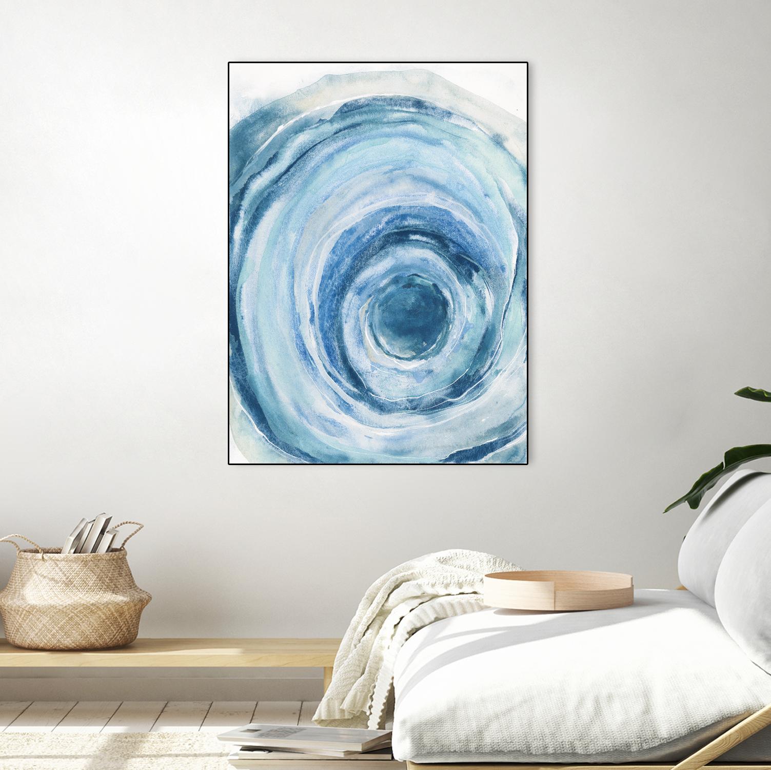 Watercolor Geode IX by Chris Paschke on GIANT ART - white abstract