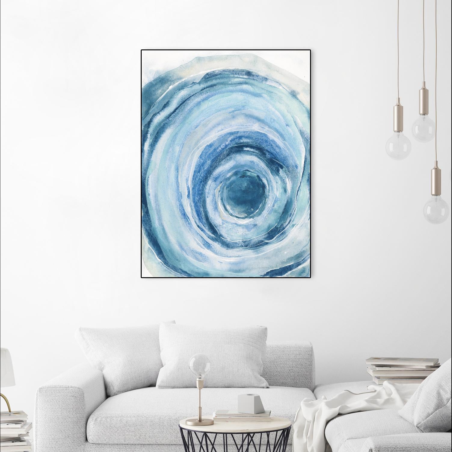 Watercolor Geode IX by Chris Paschke on GIANT ART - white abstract