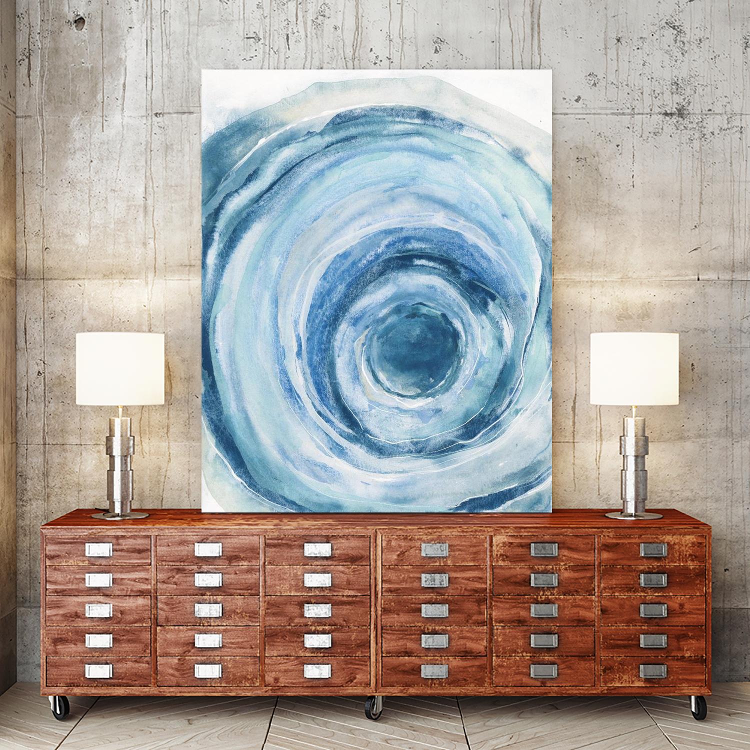 Watercolor Geode IX by Chris Paschke on GIANT ART - white abstract