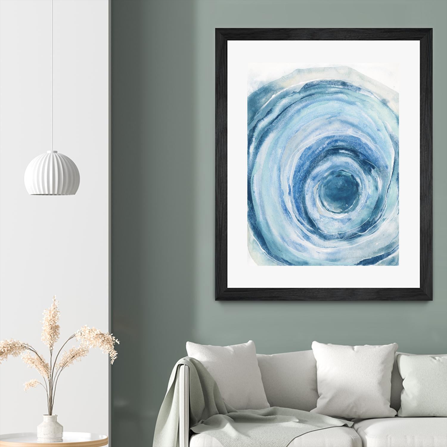 Watercolor Geode IX by Chris Paschke on GIANT ART - white abstract