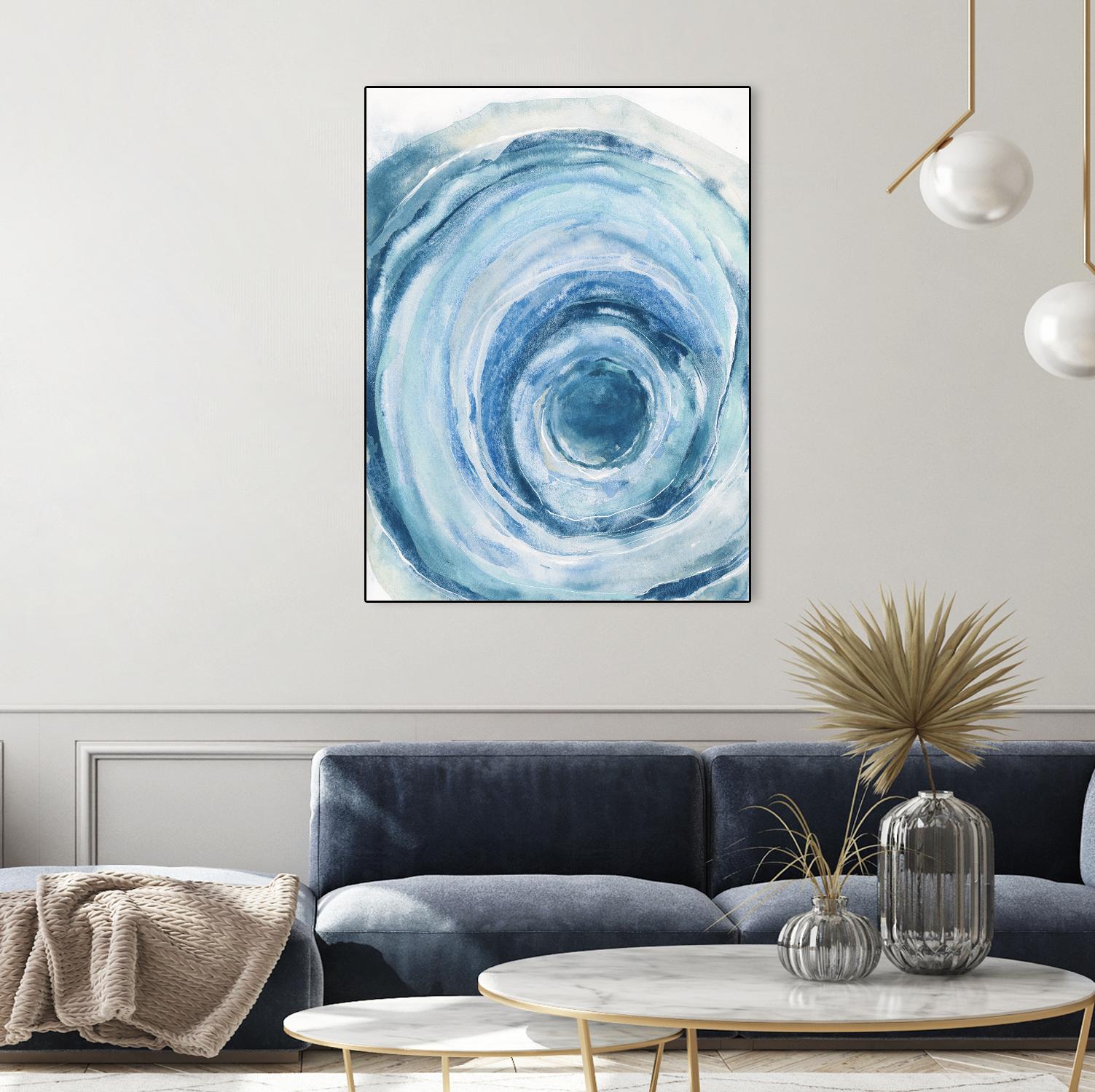 Watercolor Geode IX by Chris Paschke on GIANT ART - white abstract