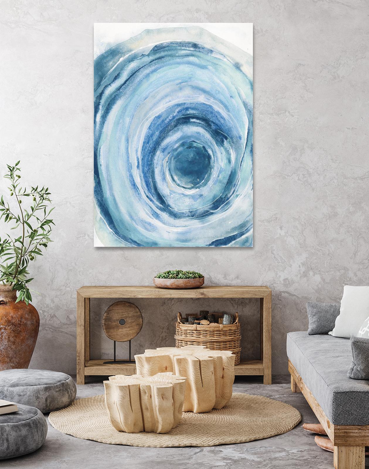 Watercolor Geode IX by Chris Paschke on GIANT ART - white abstract