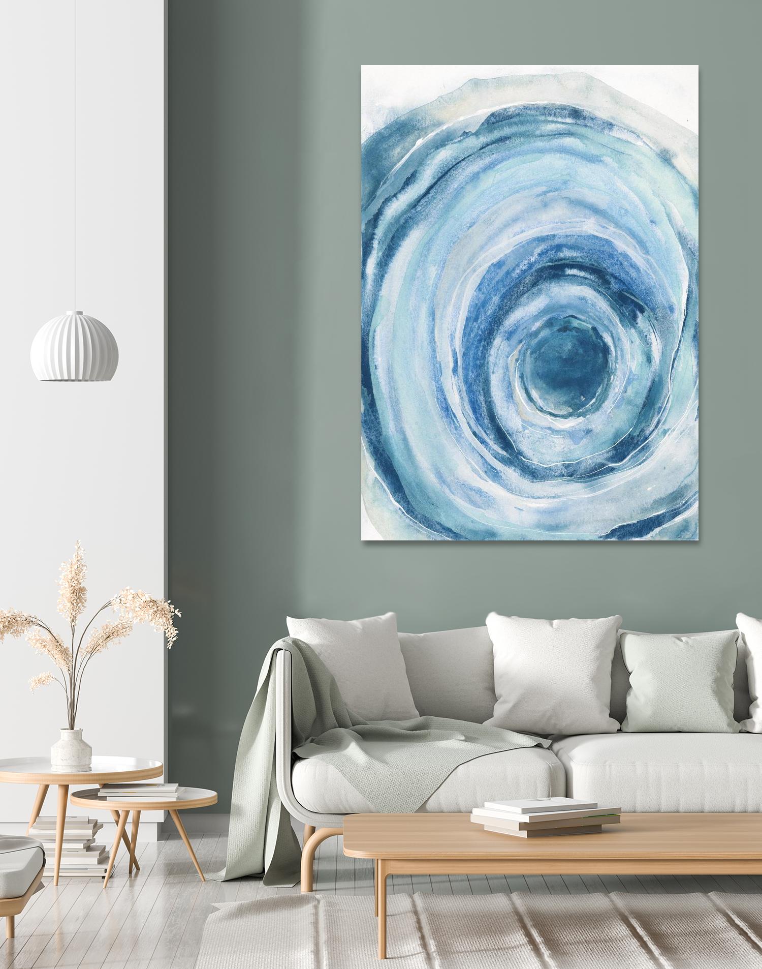 Watercolor Geode IX by Chris Paschke on GIANT ART - white abstract