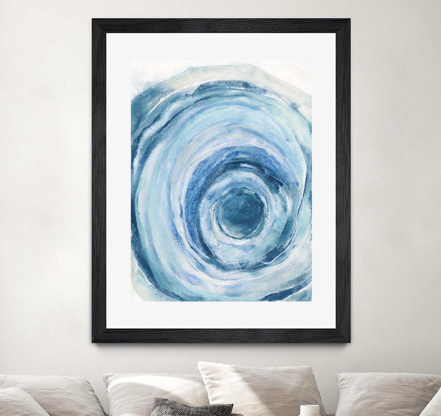 Watercolor Geode IX by Chris Paschke on GIANT ART - white abstract