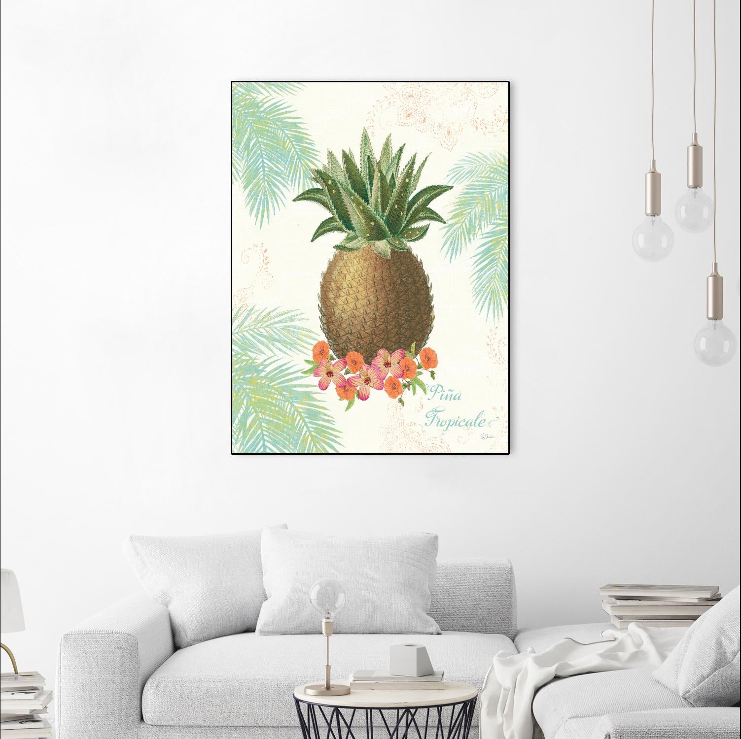 Flamingo Tropicale IV by Sue Schlabach on GIANT ART - brown tropical