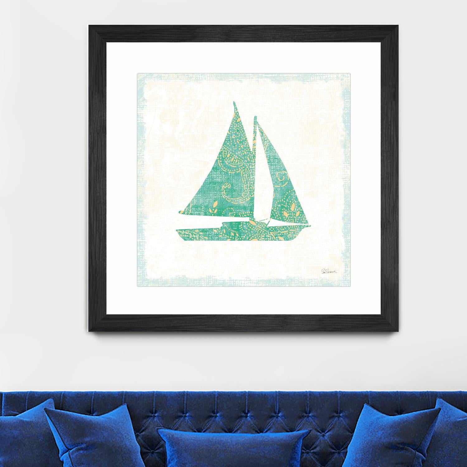 Flamingo Tropicale V by Sue Schlabach on GIANT ART - beige tropical