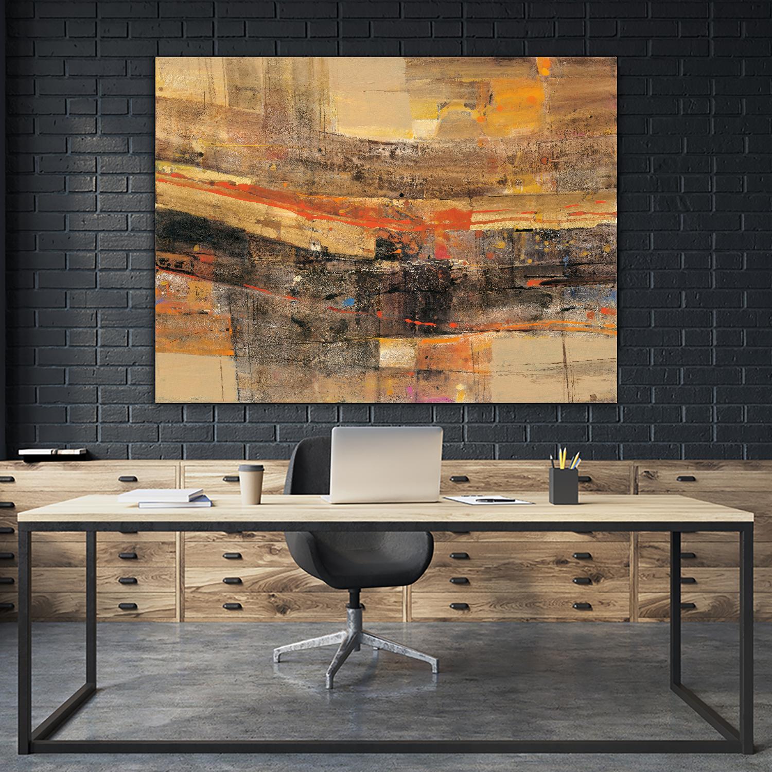 Natures Theater by Albena Hristova on GIANT ART - brown abstract