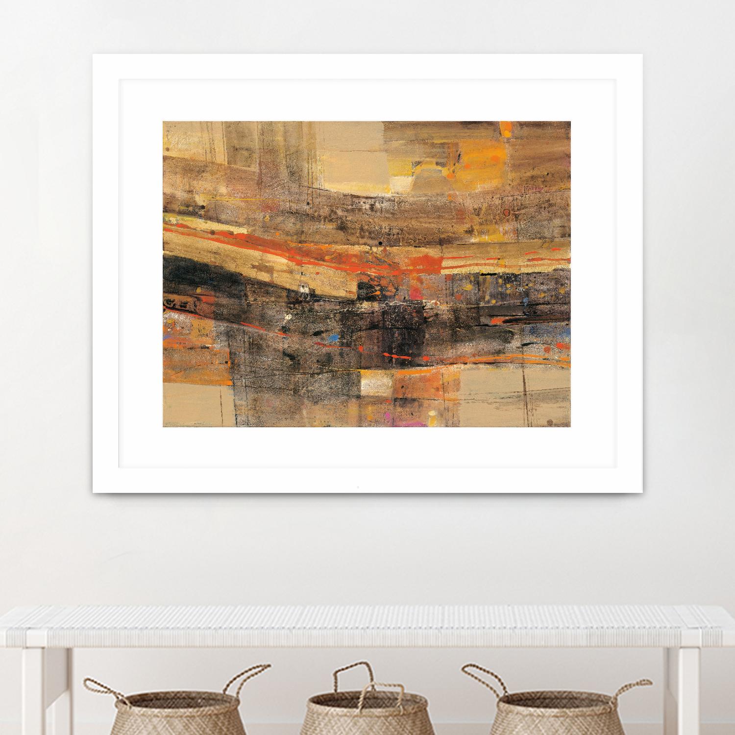 Natures Theater by Albena Hristova on GIANT ART - brown abstract