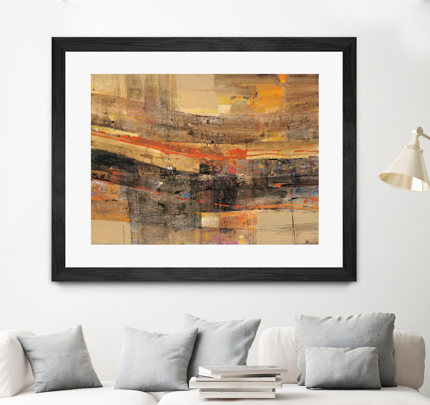 Natures Theater by Albena Hristova on GIANT ART - brown abstract