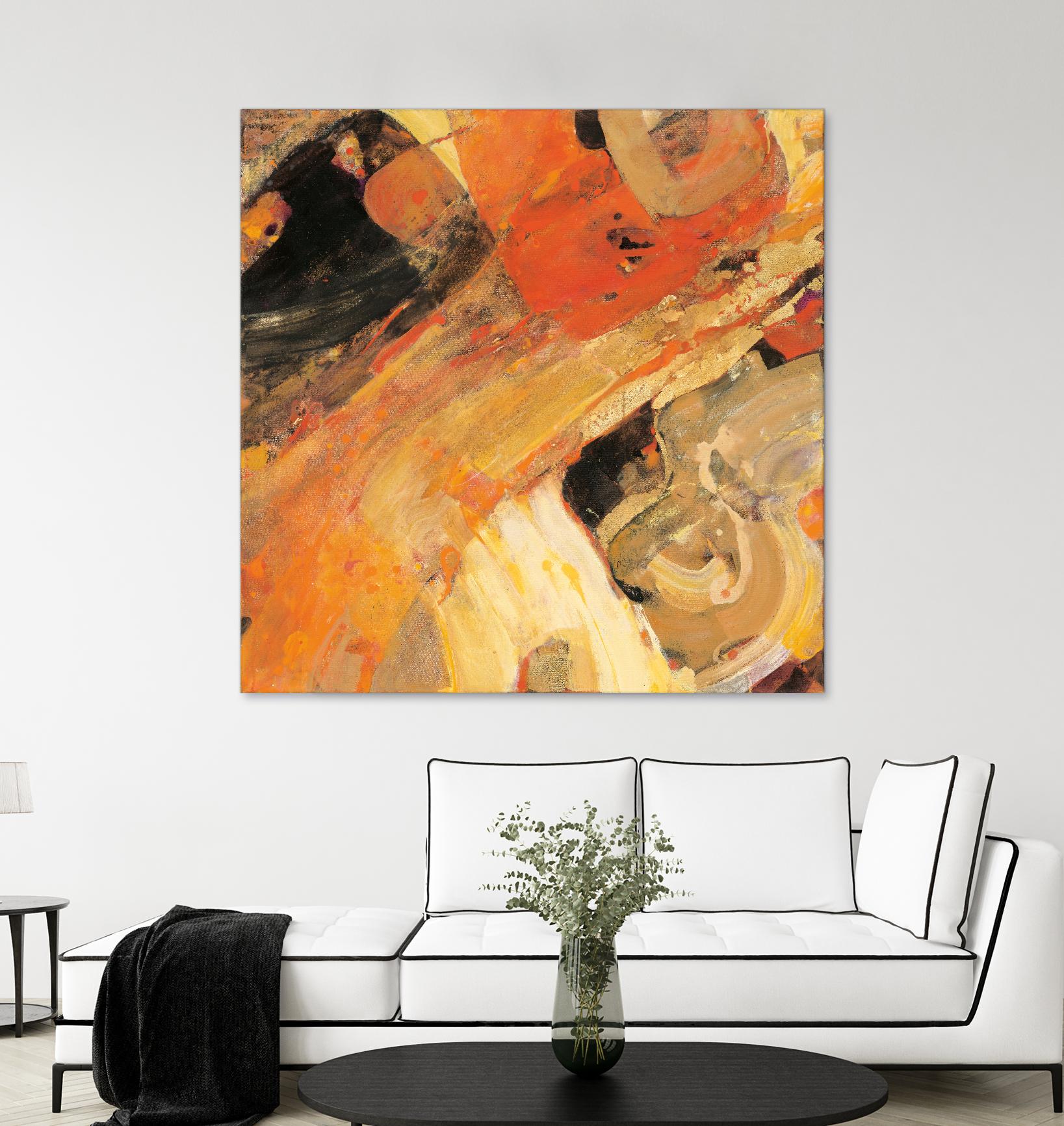 Moab by Albena Hristova on GIANT ART - yellow abstract