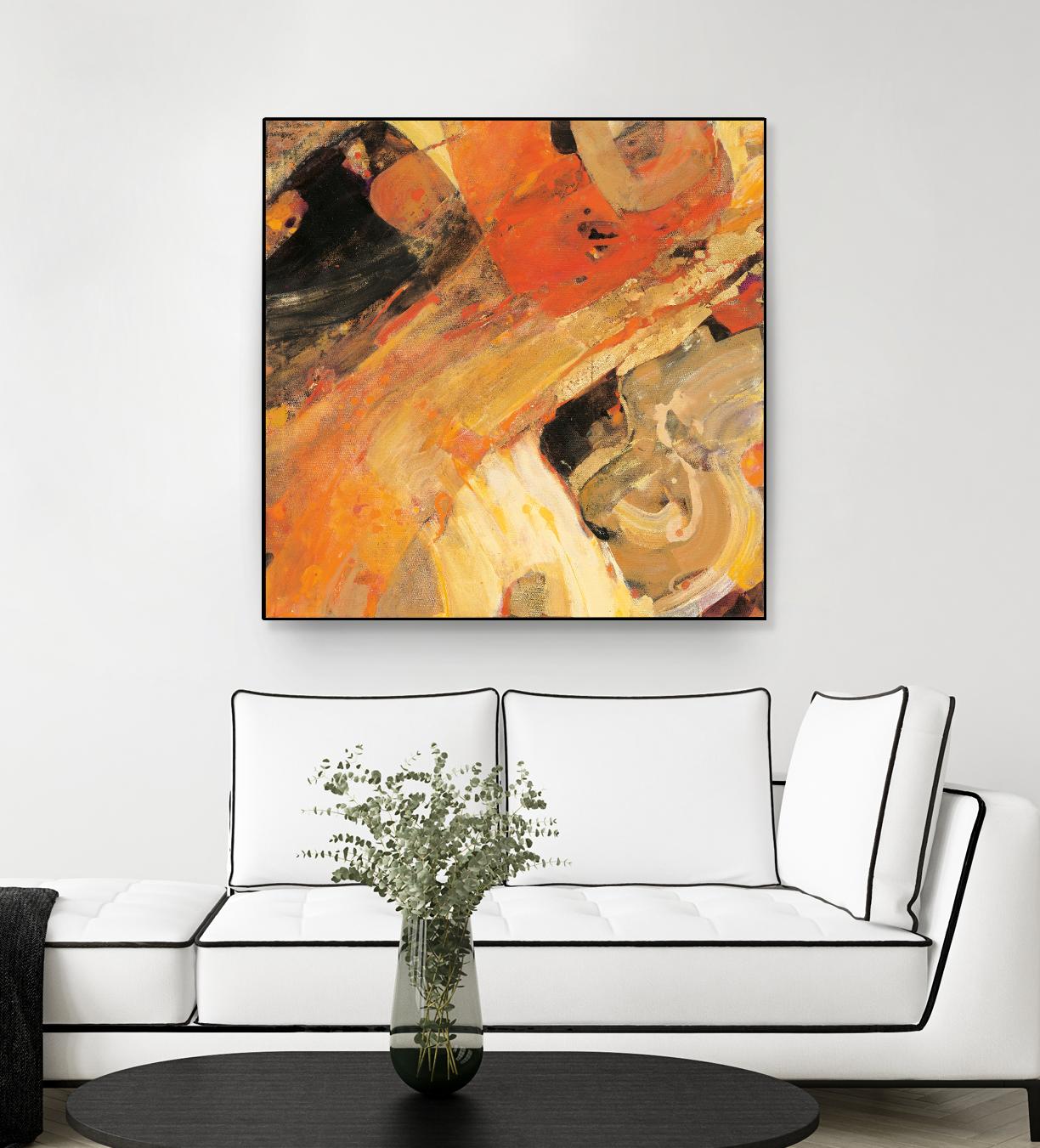 Moab by Albena Hristova on GIANT ART - yellow abstract