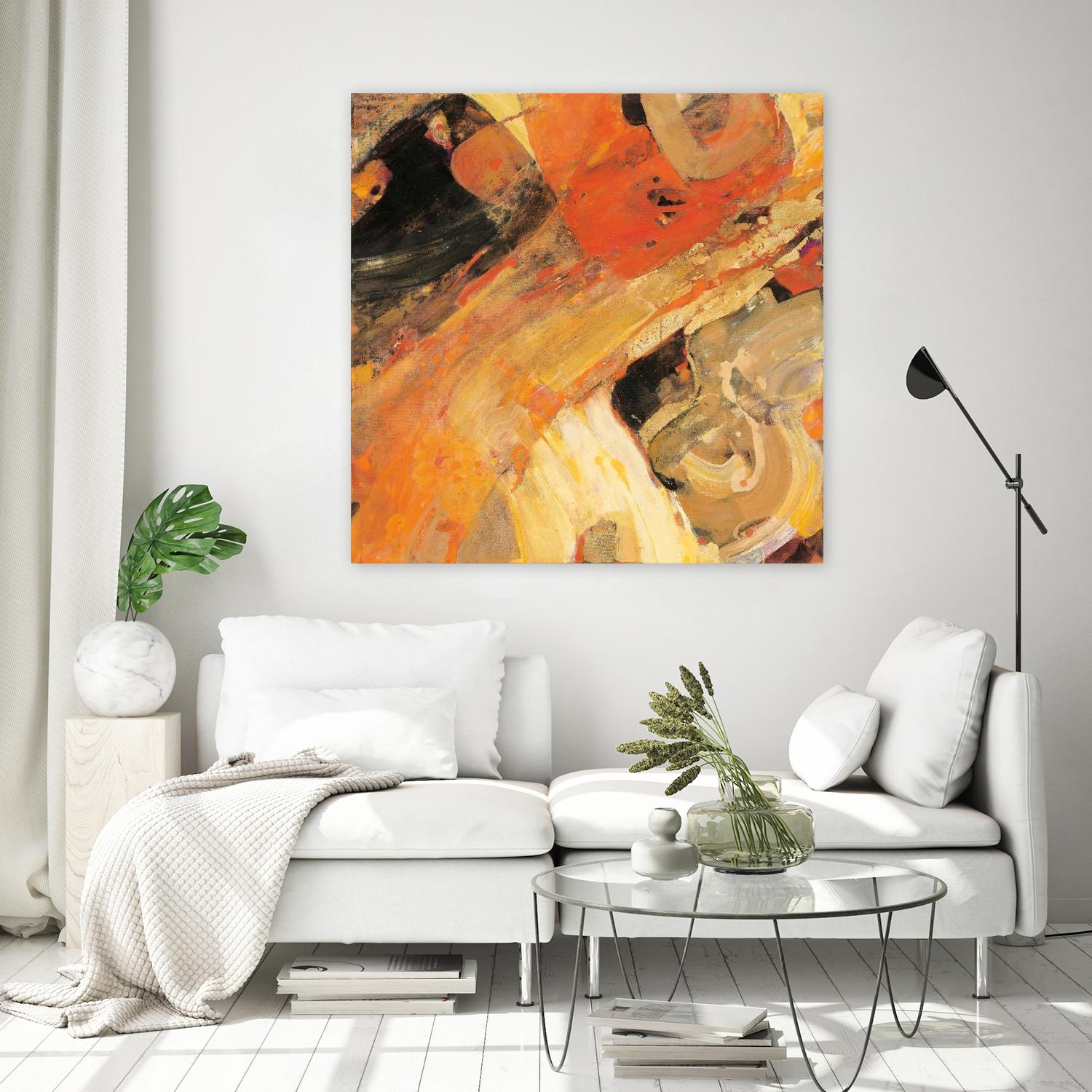 Moab by Albena Hristova on GIANT ART - yellow abstract