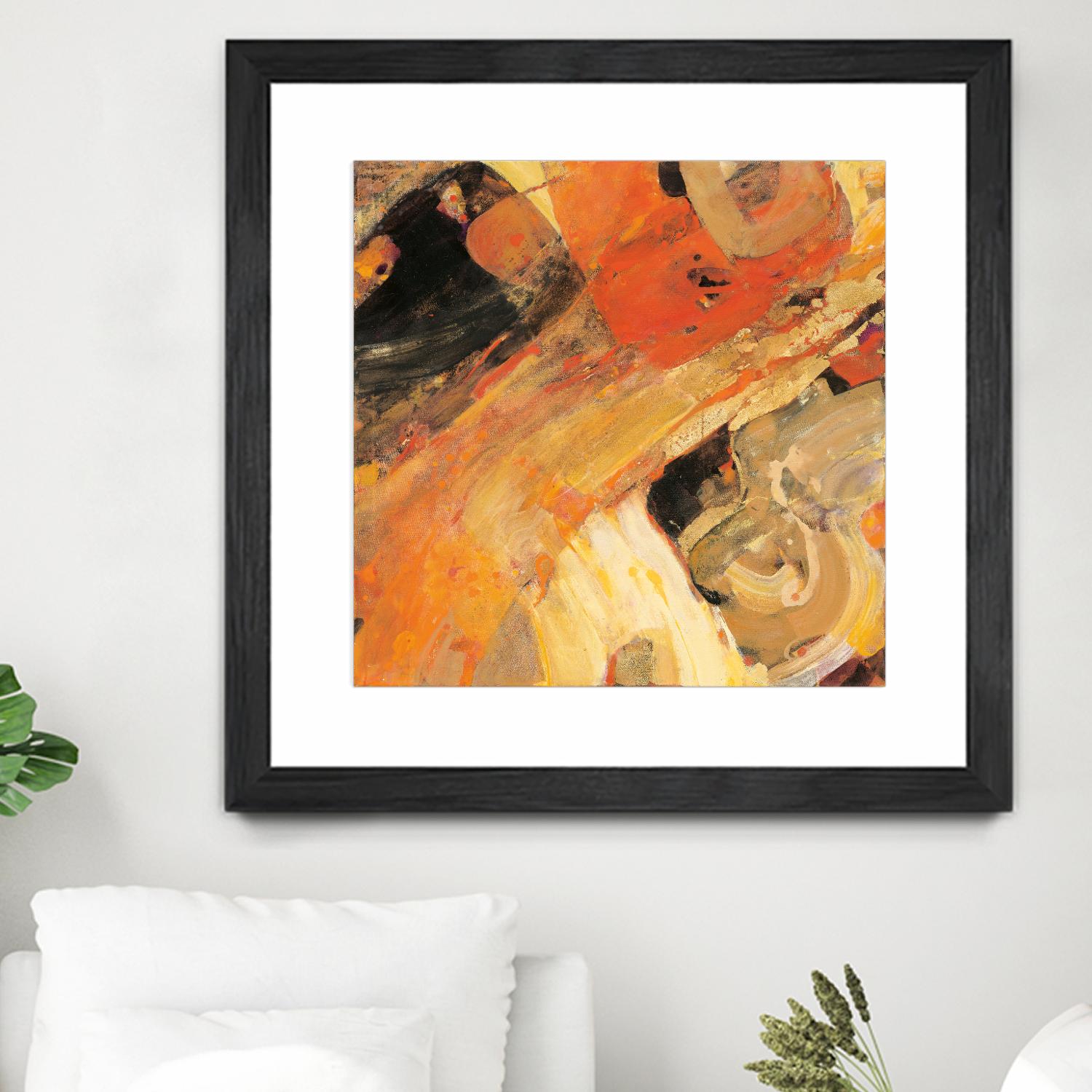 Moab by Albena Hristova on GIANT ART - yellow abstract