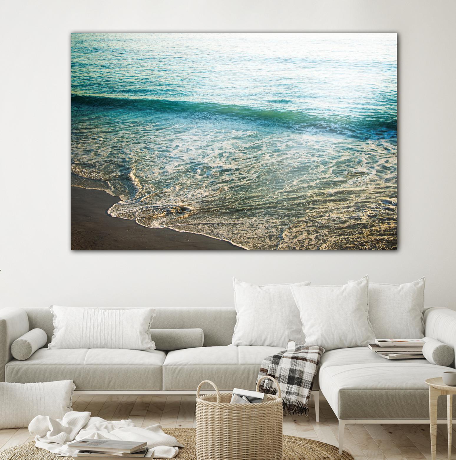 First Light I by Elizabeth Urquhart on GIANT ART - brown sea scene