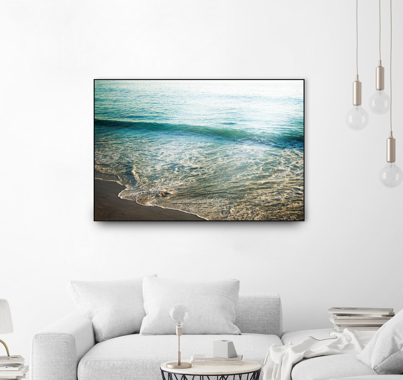 First Light I by Elizabeth Urquhart on GIANT ART - brown sea scene