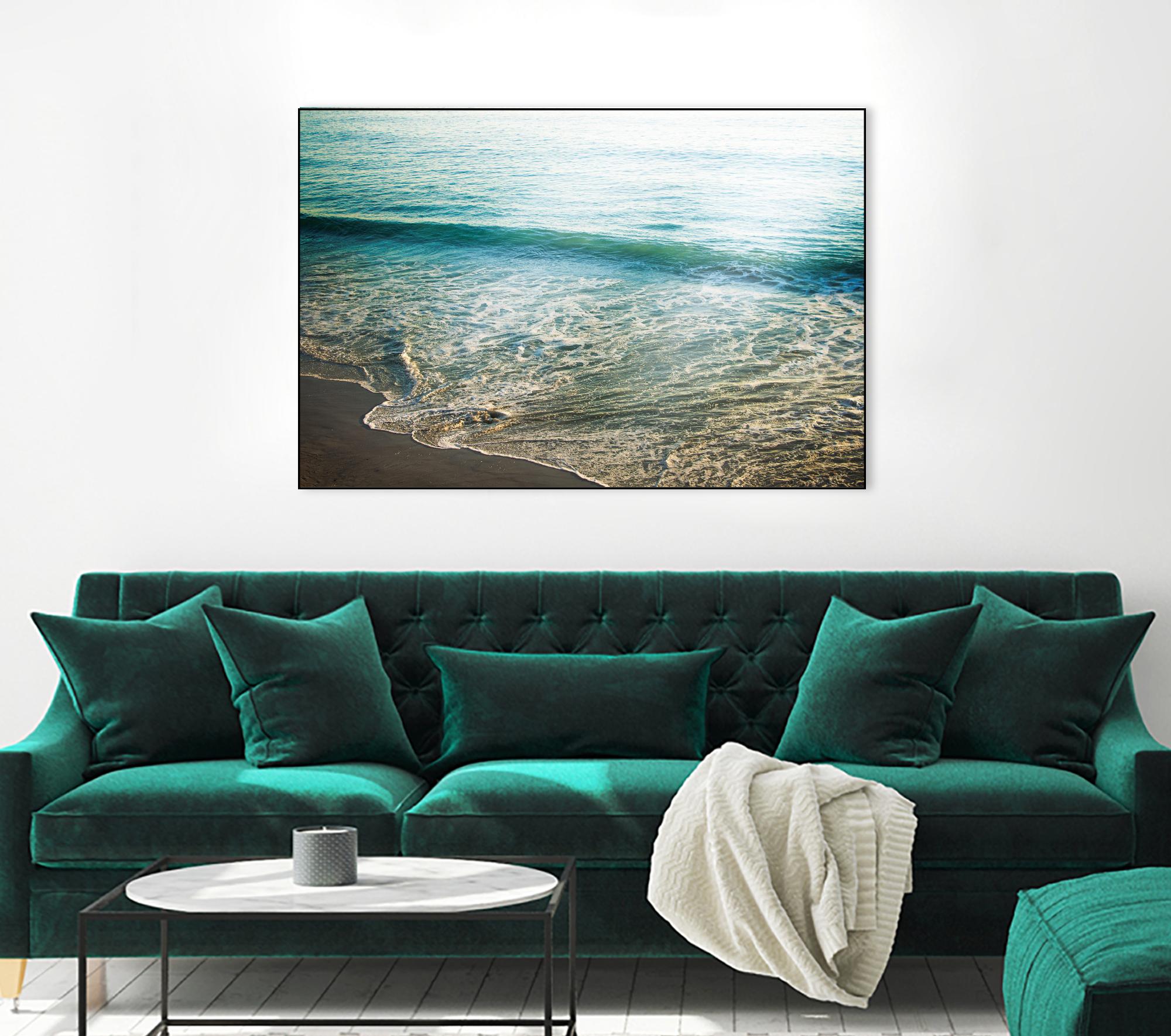 First Light I by Elizabeth Urquhart on GIANT ART - brown sea scene