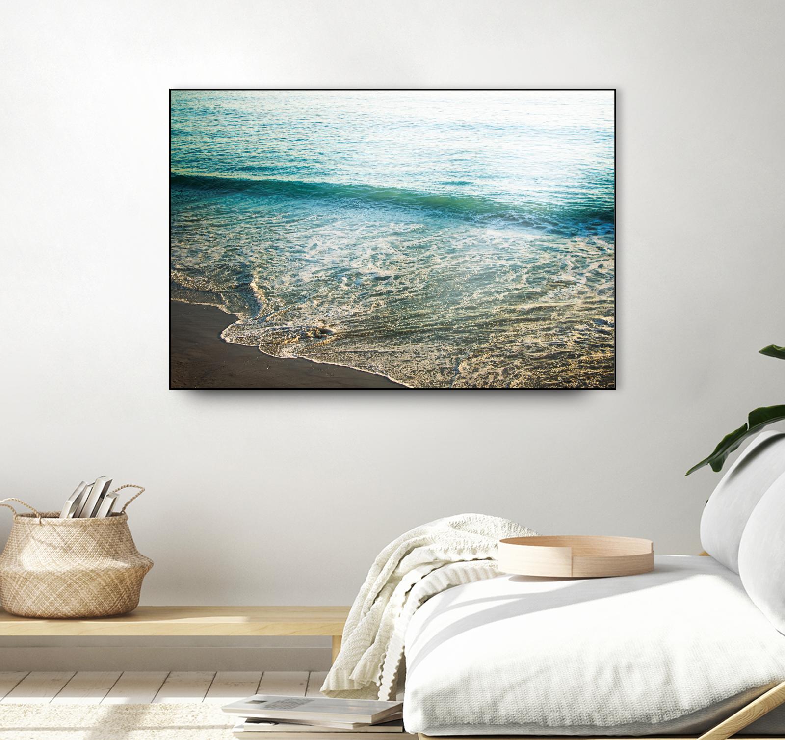 First Light I by Elizabeth Urquhart on GIANT ART - brown sea scene